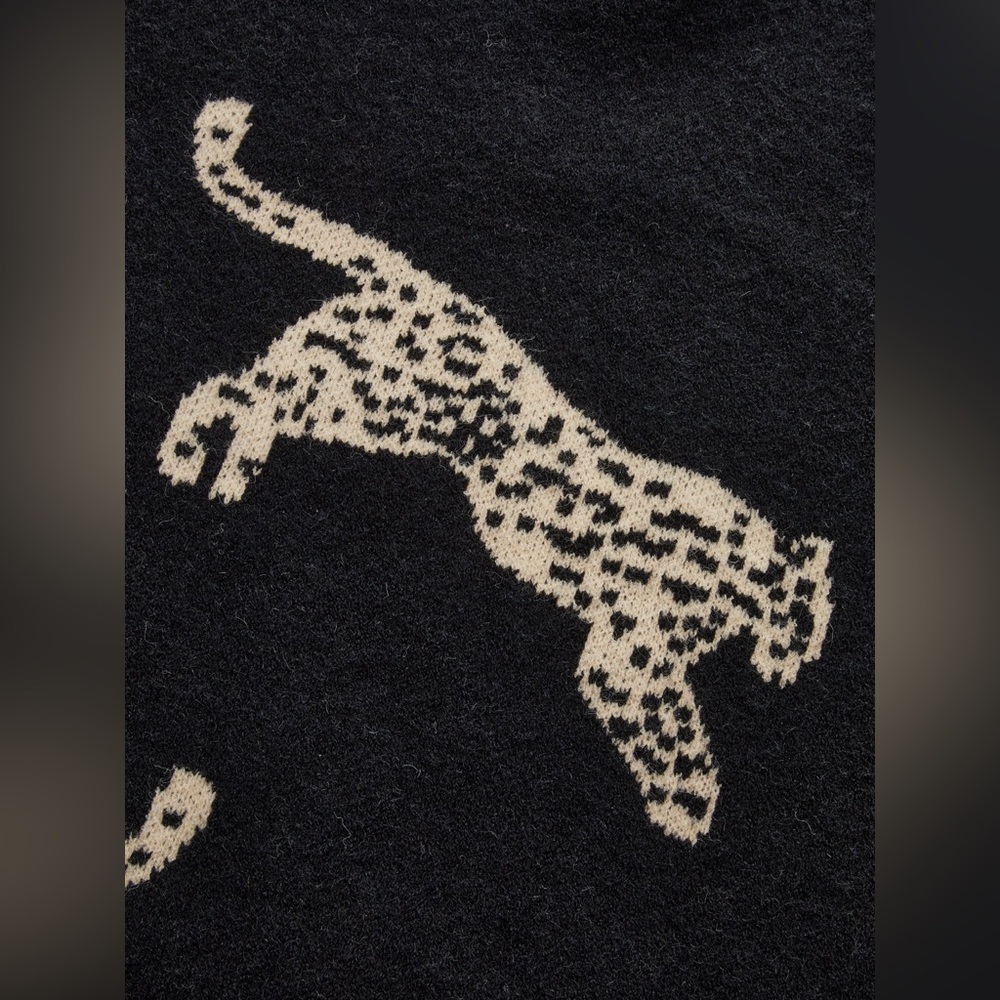 Commense Leopard Print Sweater oversized - Picture 4 of 4